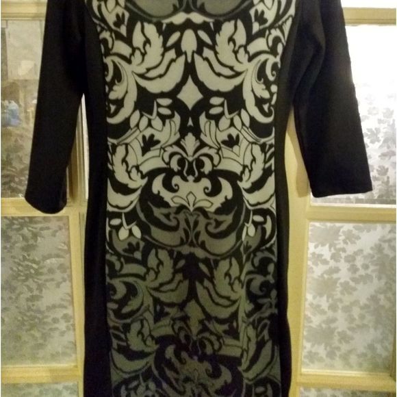 New York & Company Stretch Color block dress - Picture 11 of 13